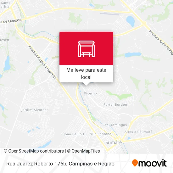Rua Juarez Roberto 176b mapa