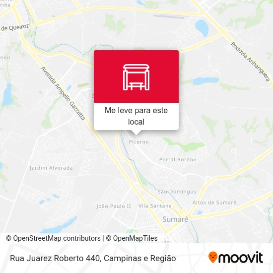 Rua Juarez Roberto 440 mapa