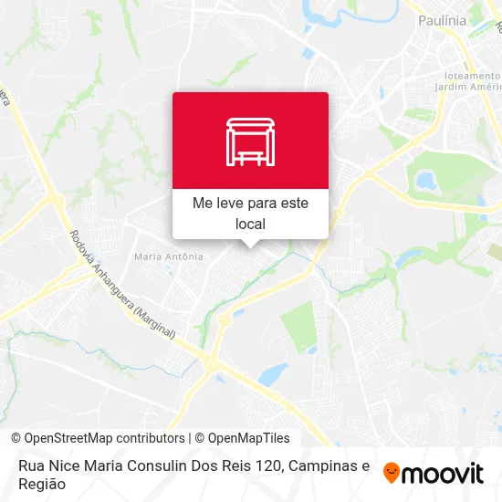 Rua Nice Maria Consulin Dos Reis 120 mapa