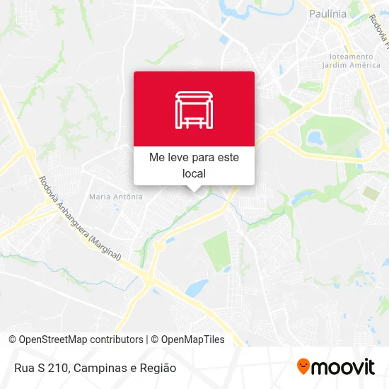 Rua S 210 mapa