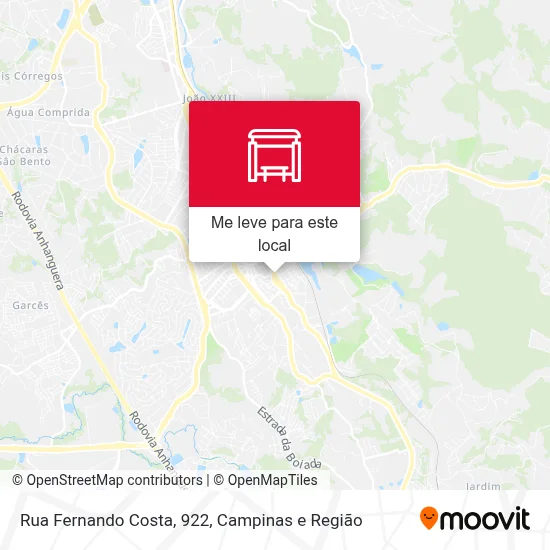 Rua Fernando Costa, 922 mapa
