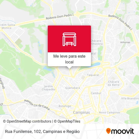 Rua Funilense, 102 mapa