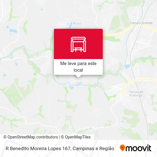 R Benedito Moreira Lopes 167 mapa