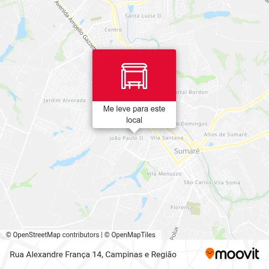 Rua Alexandre França 14 mapa
