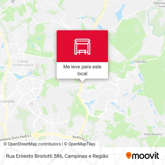 Rua Ernesto Bristotti 586 mapa