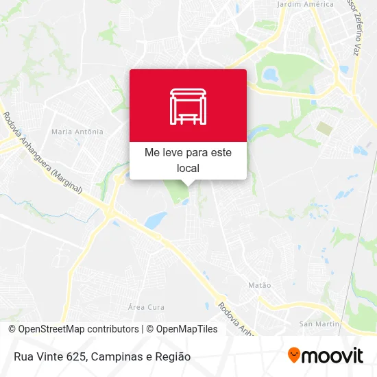 Rua Vinte 625 mapa