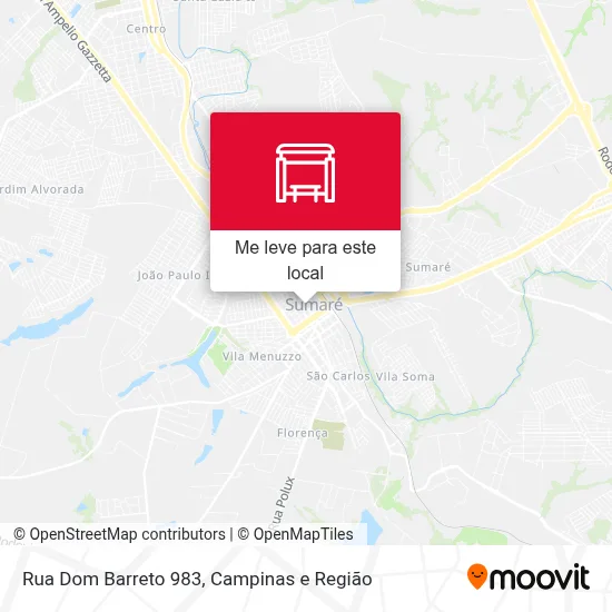 Rua Dom Barreto 983 mapa