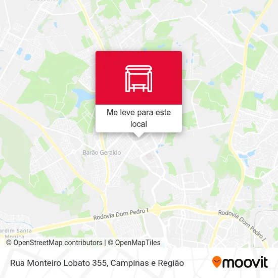 Rua Monteiro Lobato 355 mapa