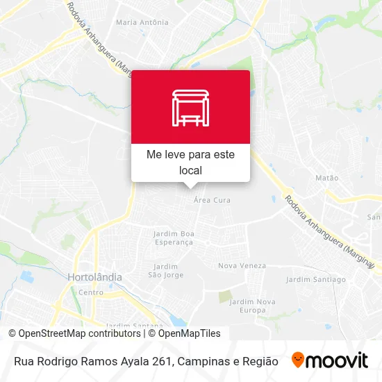 Rua Rodrigo Ramos Ayala 261 mapa