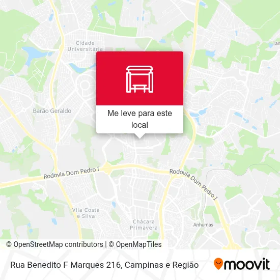 Rua Benedito F Marques 216 mapa
