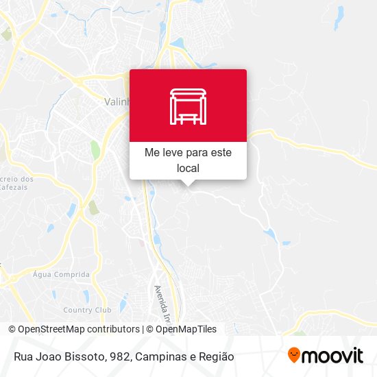 Rua Joao Bissoto, 982 mapa