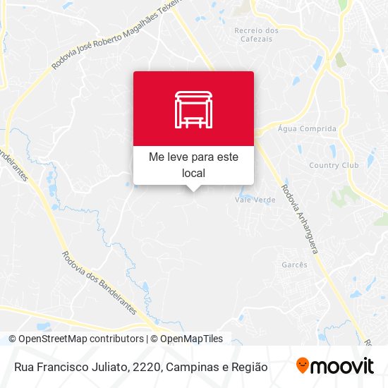 Rua Francisco Juliato, 2220 mapa