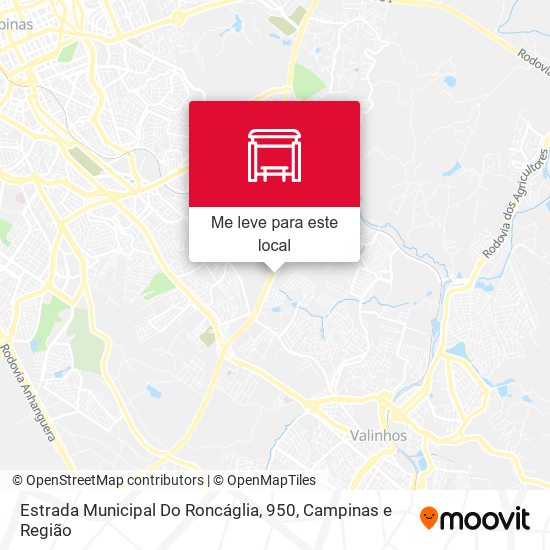 Estrada Municipal Do Roncáglia, 950 mapa