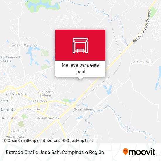 Estrada Chafic José Saif mapa