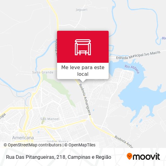Rua Das Pitangueiras, 218 mapa