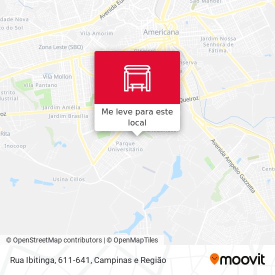 Rua Ibitinga, 611-641 mapa