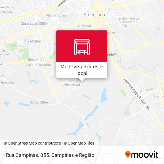 Rua Campinas, 855 mapa