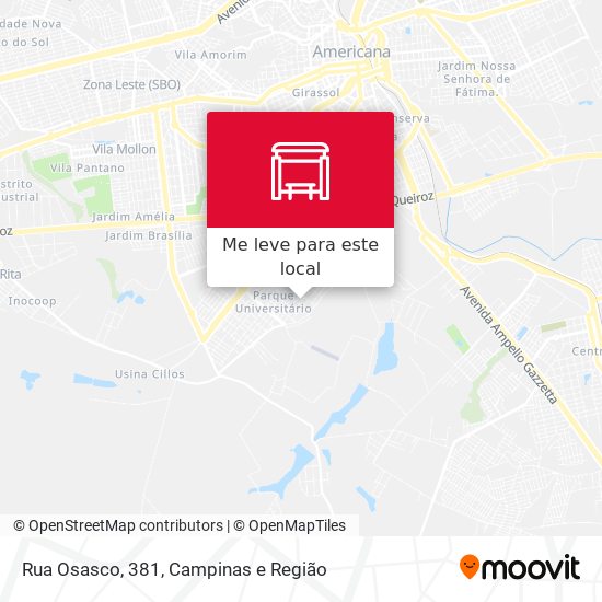 Rua Osasco, 381 mapa