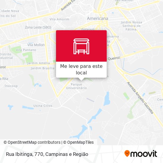 Rua Ibitinga, 770 mapa