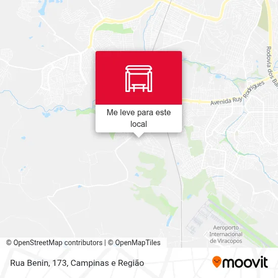 Rua Benin, 173 mapa