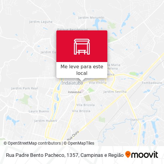 Rua Padre Bento Pacheco, 1357 mapa