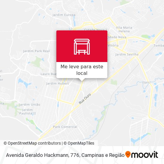 Avenida Geraldo Hackmann, 776 mapa