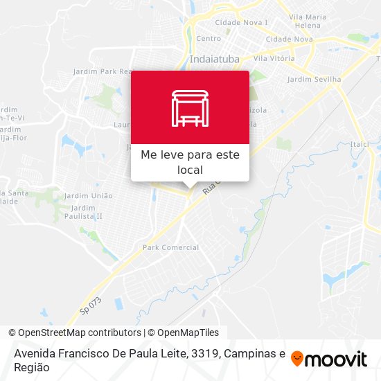 Avenida Francisco De Paula Leite, 3319 mapa