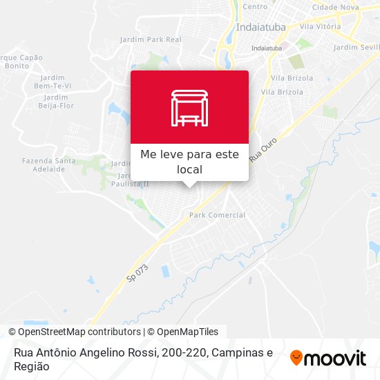 Rua Antônio Angelino Rossi, 200-220 mapa