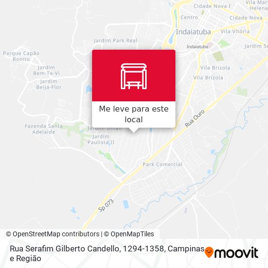 Rua Serafim Gilberto Candello, 1294-1358 mapa