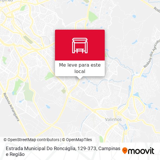 Estrada Municipal Do Roncáglia, 129-373 mapa