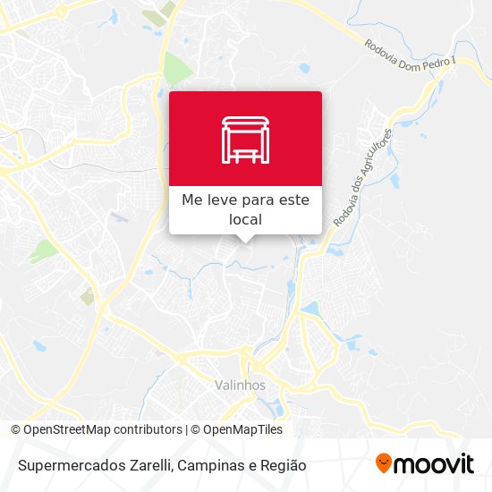 Supermercados Zarelli mapa