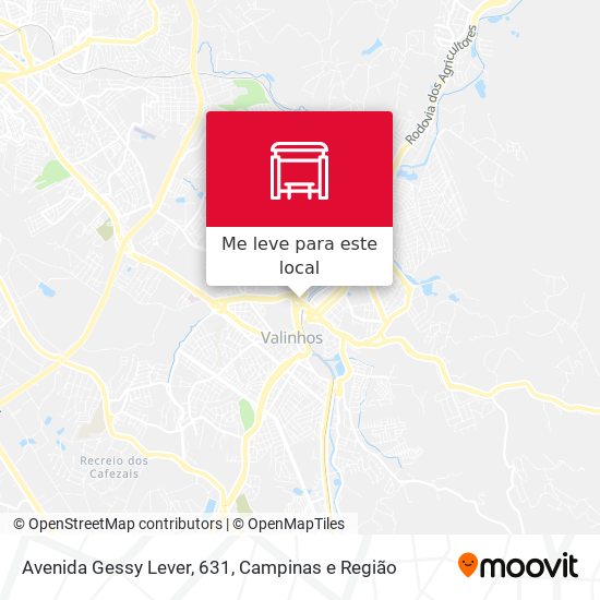 Avenida Gessy Lever, 631 mapa