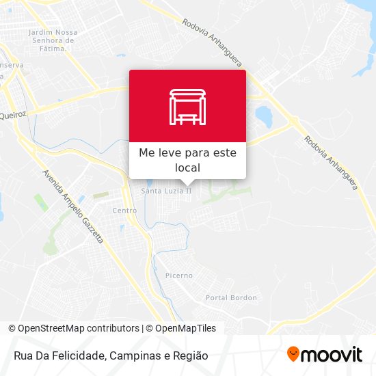 Rua Da Felicidade mapa