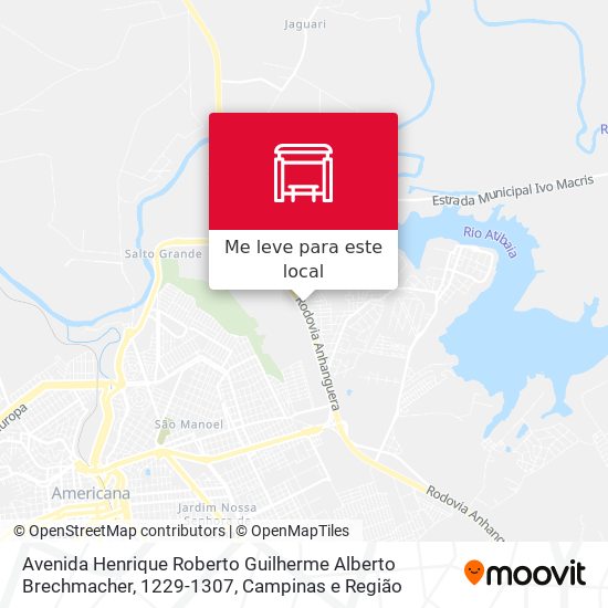Avenida Henrique Roberto Guilherme Alberto Brechmacher, 1229-1307 mapa