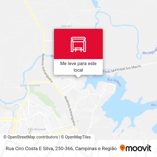 Rua Ciro Costa E Silva, 250-366 mapa