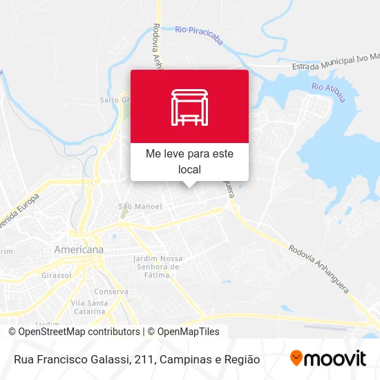 Rua Francisco Galassi, 211 mapa