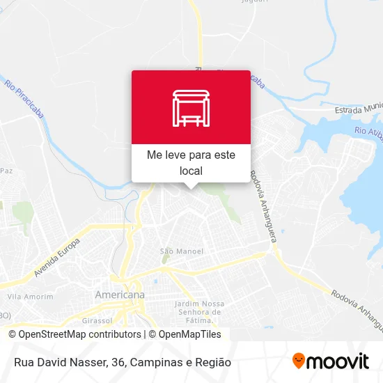 Rua David Nasser, 36 mapa