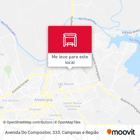 Avenida Do Compositor, 333 mapa