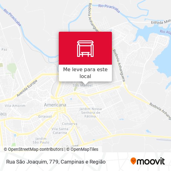Rua São Joaquim, 779 mapa