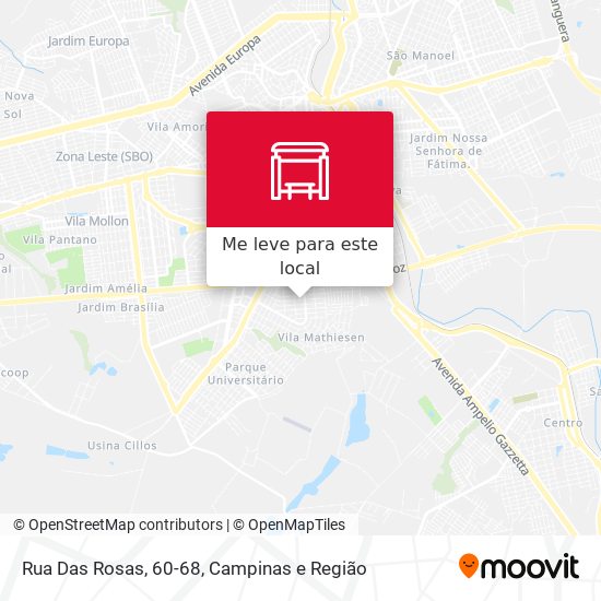 Rua Das Rosas, 60-68 mapa