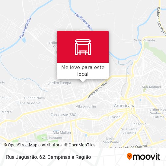 Rua Jaguarão, 62 mapa