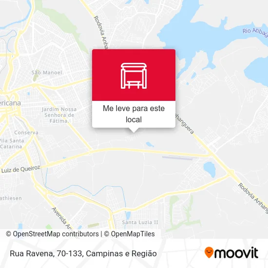 Rua Ravena, 70-133 mapa