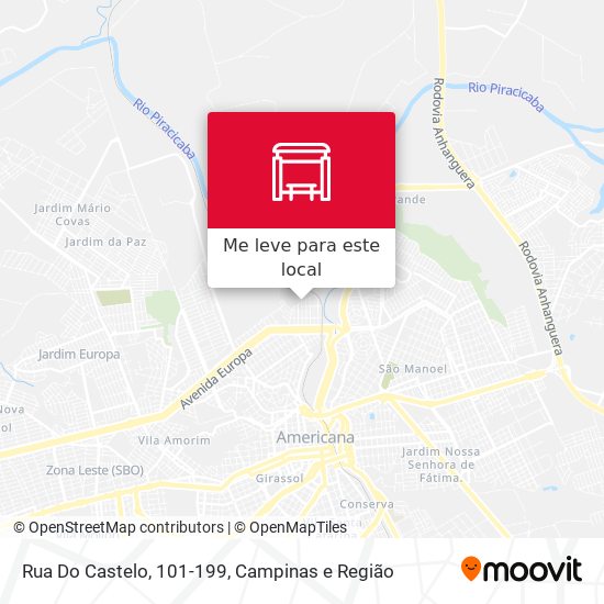 Rua Do Castelo, 101-199 mapa
