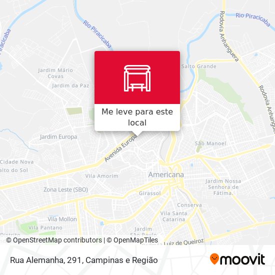 Rua Alemanha, 291 mapa