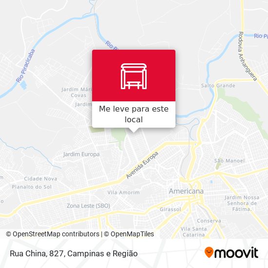 Rua China, 827 mapa