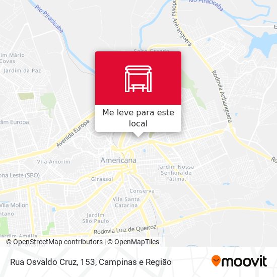 Rua Osvaldo Cruz, 153 mapa