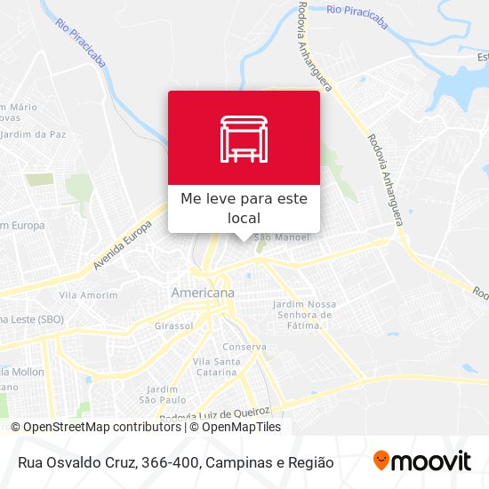 Rua Osvaldo Cruz, 366-400 mapa
