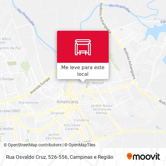 Rua Osvaldo Cruz, 526-556 mapa