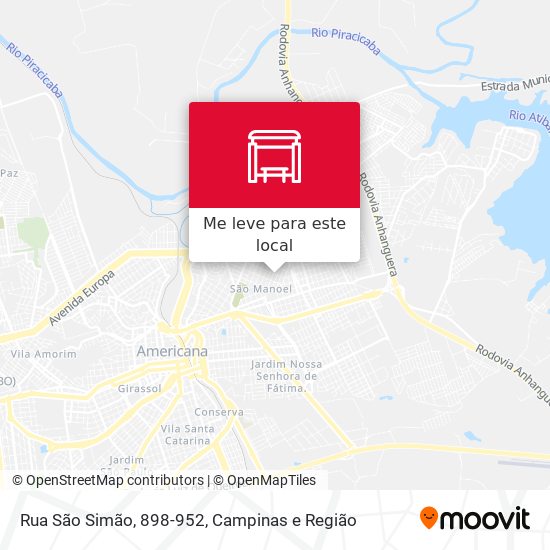 Rua São Simão, 898-952 mapa