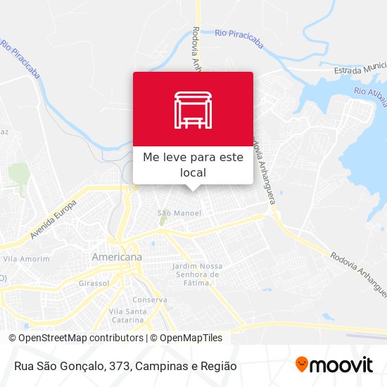 Rua São Gonçalo, 373 mapa
